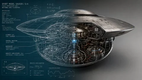 Inside Bob Lazar's UFO: A Technical Marvel — Nano Banana 2 AI Prompt: Do this for a UFO based on Bob Lazar's claim: > :root { --subject: "$complex...