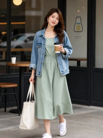 Effortless Elegance in Urban Fashion — Nano Banana 2 AI Prompt: Ultra realistic aesthetic fashion photography of a beautiful young East Asian wo...