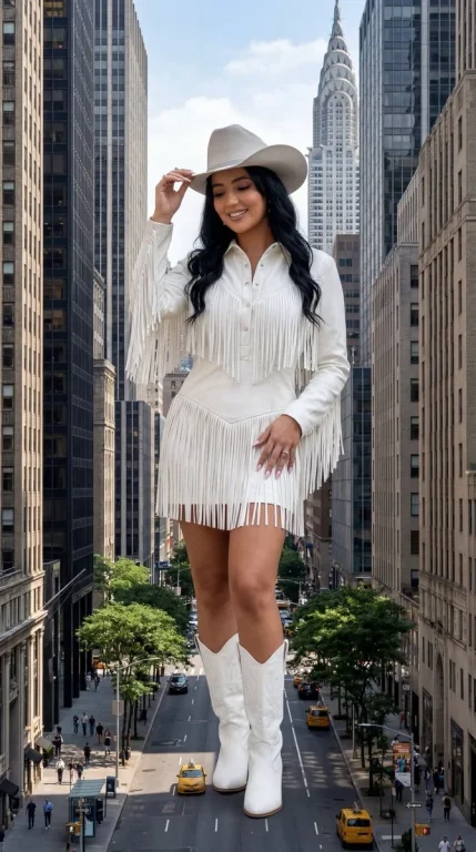 Urban Elegance: A Western Fashion Icon on Fifth Avenue