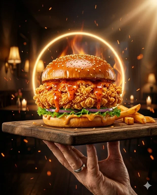 Indulgence on a Plate: Gourmet Burger Delight