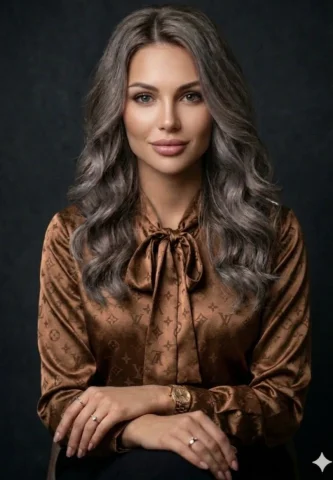 Sophistication in Satin: A Portrait of Poise — Nano Banana 2 AI Prompt: A professional studio portrait of a man wearing traditional Saudi Arabian attire...