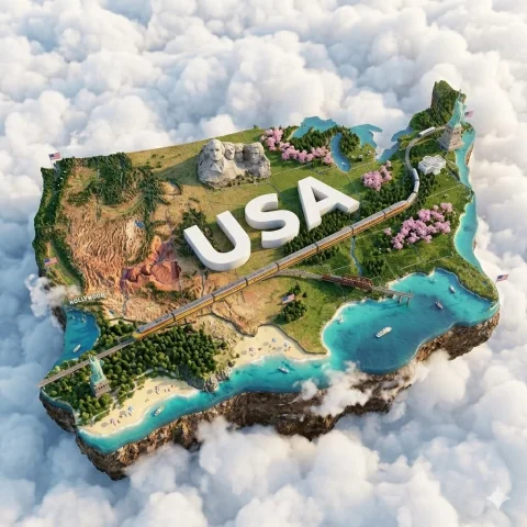 Floating Japan: A Hyper-Realistic Miniature Island — Nano Banana 2 AI Prompt: Create an ultra-HD, hyper-realistic digital poster of a floating miniature islan...