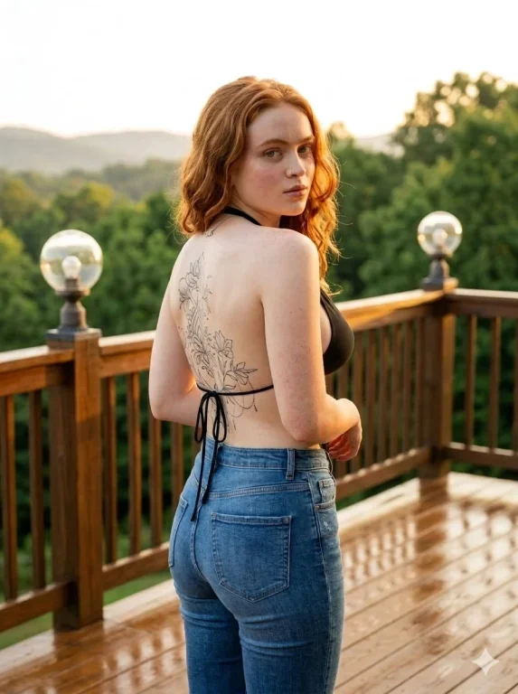 Golden Hour Tattoo Portrait