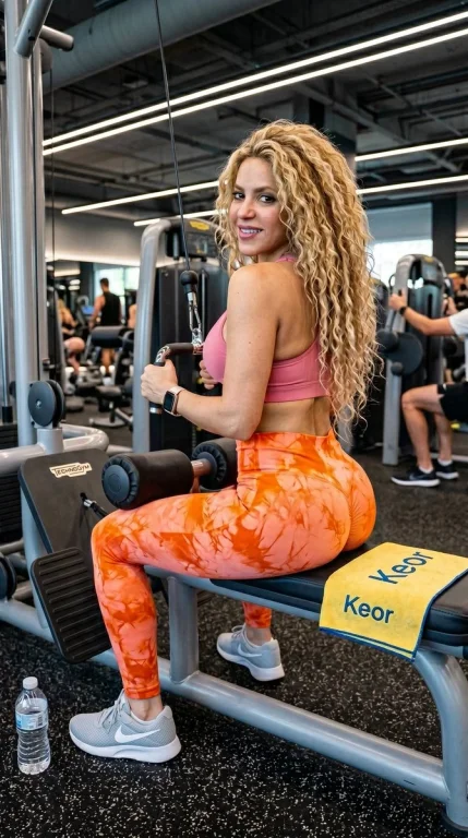 Focused Power: Gym Confidence in Motion