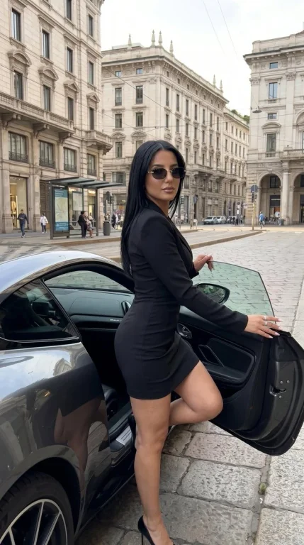 Elegance on the Streets of Milan