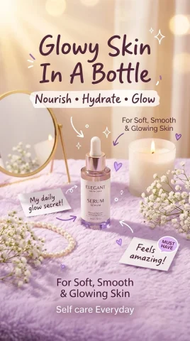 Radiant Luxury: Skincare for Every Woman — Nano Banana 2 AI Prompt: Luxury aesthetic skincare advertisement,soft pastel background, warm golden sunl...