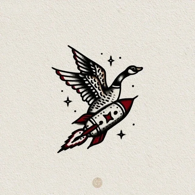 Goose on a Rocket