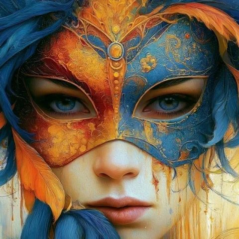 Gorgeous Venetian Mask — Nano Banana 2 AI Prompt: Gorgeous Venetian mask prompt - love the detail. I’m gonna play with it on NC -...
