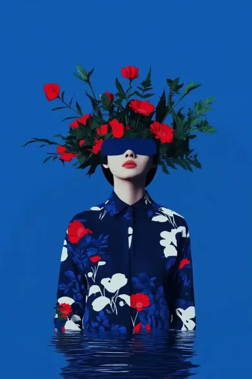 Hyper-Realistic Plant Woman