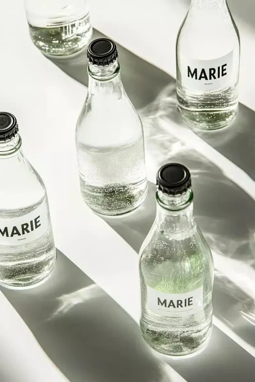 Hyper-Realistic Sparkling Water