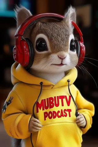 Cyberpunk Squirrel Wallpaper — Midjourney v6 AI Prompt: phone wallpaper, baby cyberpunk squirrel with yellow hoodie and red headphones,...