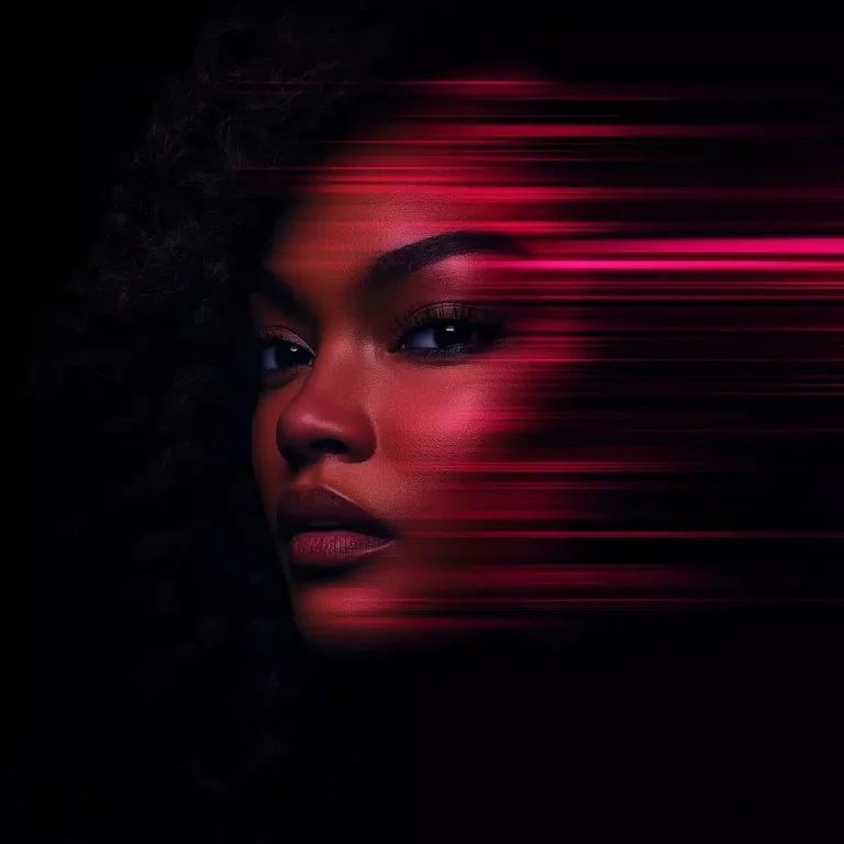 Hyper-Realistic Black Woman Aura