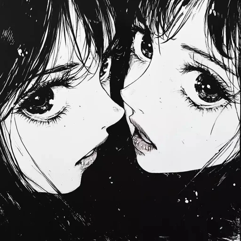 90s Manga Women Eyes