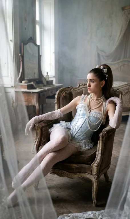 A Faded Elegance: A Portrait of Melancholy