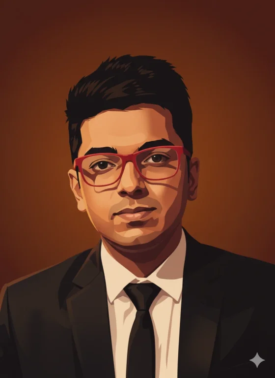 Create A Stylized Digital Portrait Illustration In Warm Cinematic