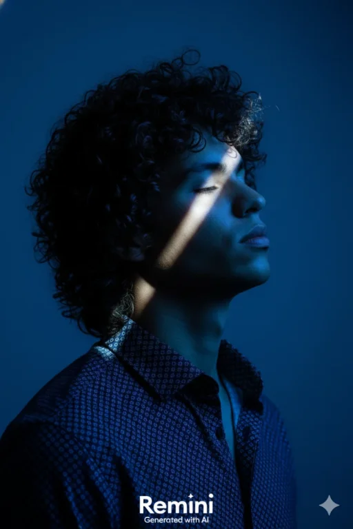 🎭 Conceito Um Retrato Editorial Masculino Em Perfil Fechado, B