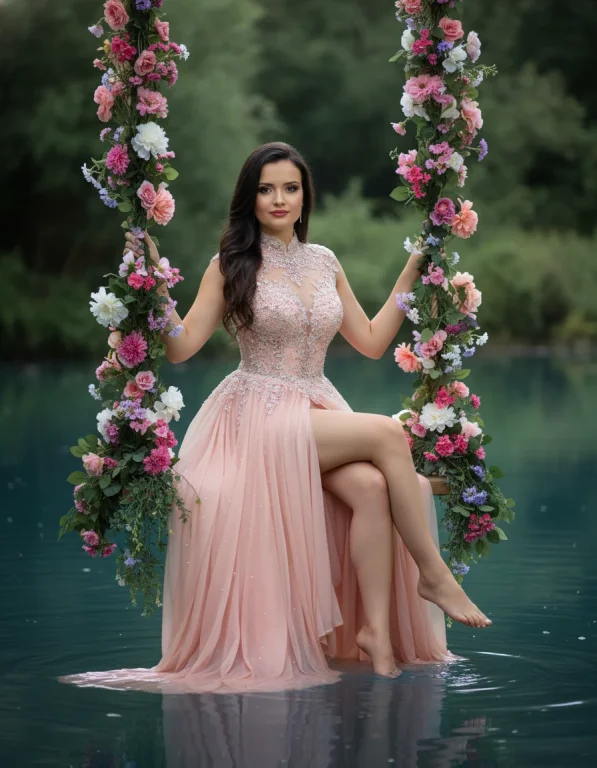 An Ethereal, Magical Fantasy Photograph, Capturing A Female Figur