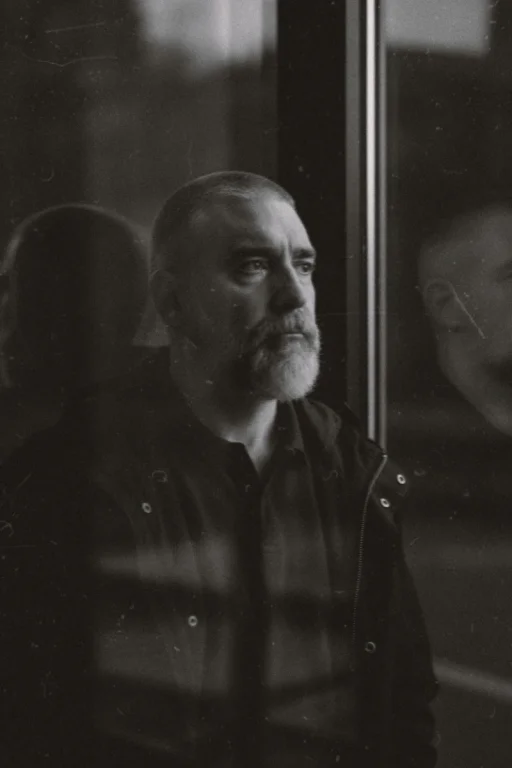 Cinematic Portrait In Black And White, 35Mm Film Look, Fine Grain