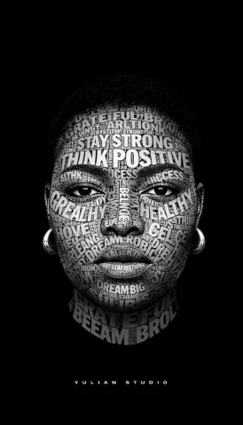 Create A Hyper-Detailed Black And White Portrait Artwork Where Th — Nano Banana Pro AI Prompt: Create a hyper-detailed black and white portrait artwork where the face is forme...