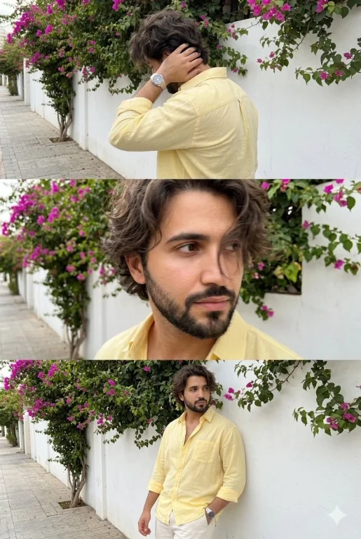 Triple Burst: Casual Moments of a Man in Natural Urban Light