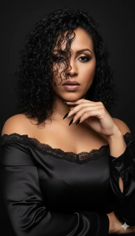 Faça Um Retrato De Estúdio Profissional, Estilo Glamouroso, De