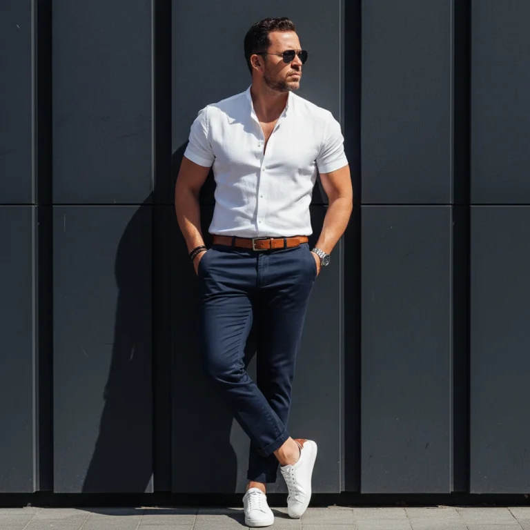 A Full-Length Photograph, Captured At Eye Level, With A Smart-Cas