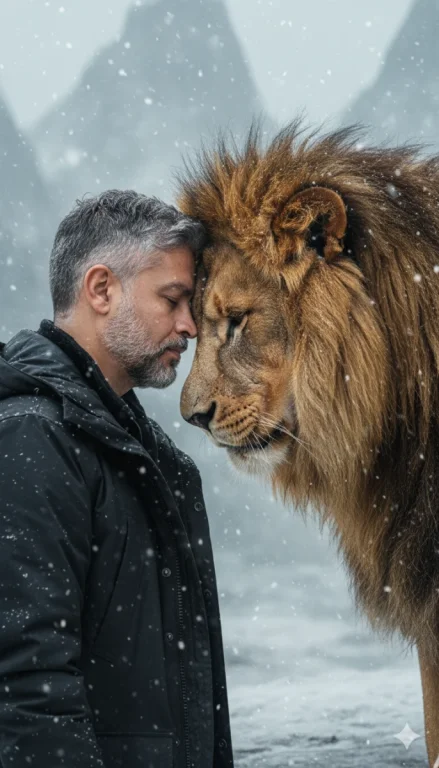 Create A Realistic And Emotional Scene Showing A Man (Use The Pro
