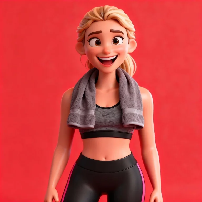 A Highly Stylized 3D Caricature Of This Character, With Expressiv