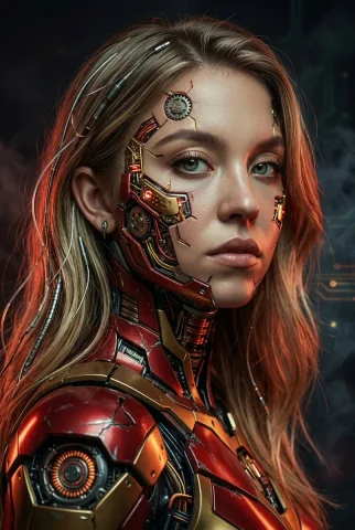 Futuristic Elegance: The Cyberpunk Warrior — Nano Banana 2 AI Prompt: { "type": "image_generation_prompt", "style": "ultra-detailed cinematic...