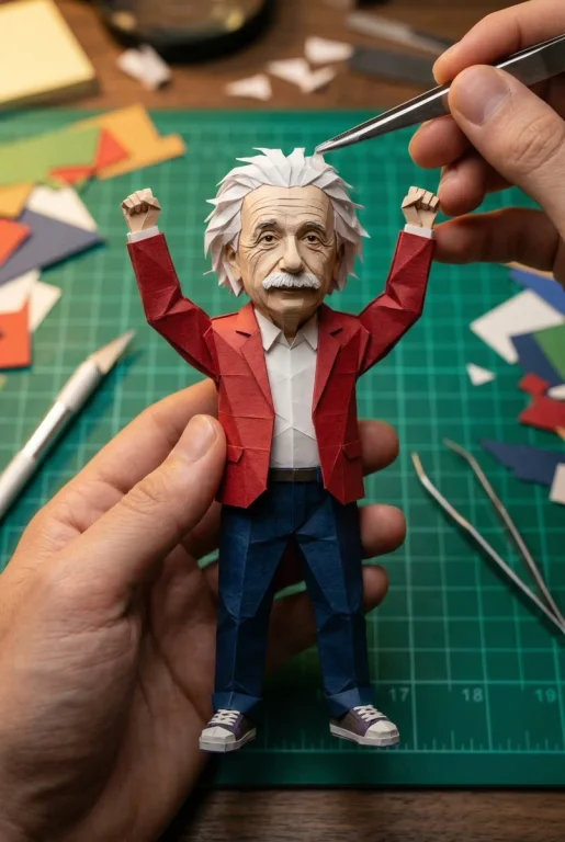 Masterful Origami: A Lifelike Papercraft Marvel