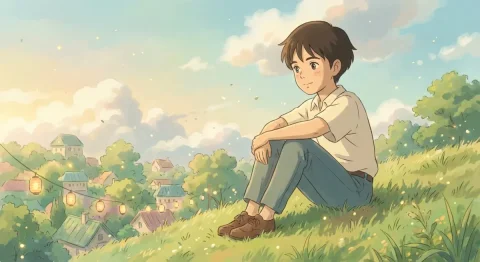 Create A Studio Ghibli–Inspired Illustration Based On The Uploa — Nano Banana Pro AI Prompt: Create a Studio Ghibli–inspired illustration based on the uploaded reference ima...