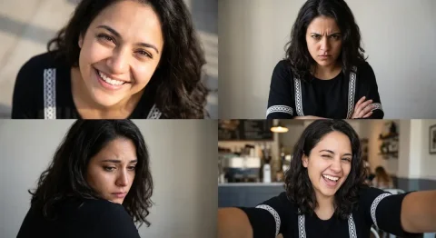 Using The Uploaded Reference Image, Generate A Four-Panel Composi — Nano Banana Pro AI Prompt: Using the uploaded reference image, generate a four-panel composition (upper-lef...