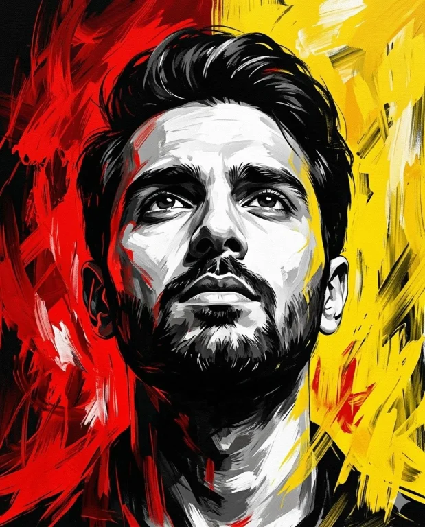 Bold Portrait of Ambition and Strength
