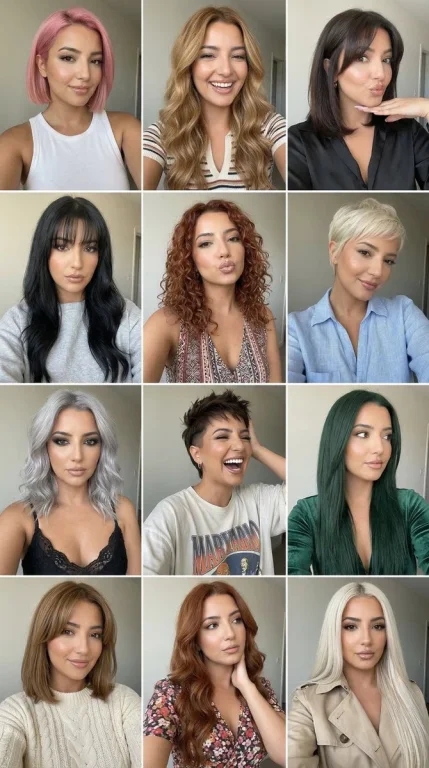 A Stylish Showcase of Selfie Diversity