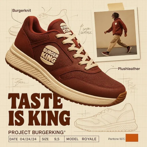 Create Image With 1:1 Ratio A Branded Footwear Ad For Brand, Show — Nano Banana Pro AI Prompt: create image with 1:1 ratio A branded footwear ad for [Brand], showcasing the...