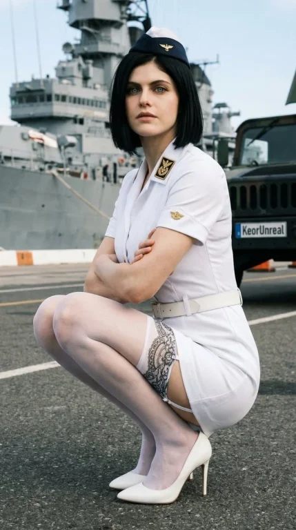 Military Confidence in Scarlet & Gold