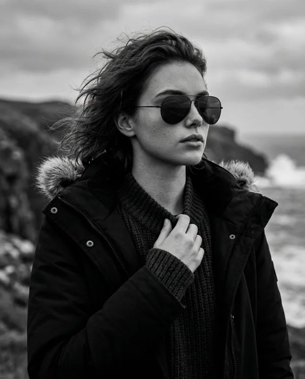 Wind-Swept Noir Wanderer