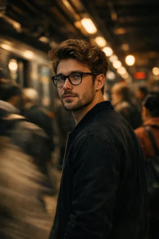 Soulful Subway Moment — Nano Banana 2 AI Prompt: { "action": "image_generation", "version": "Nano Banana 2", "paramet...