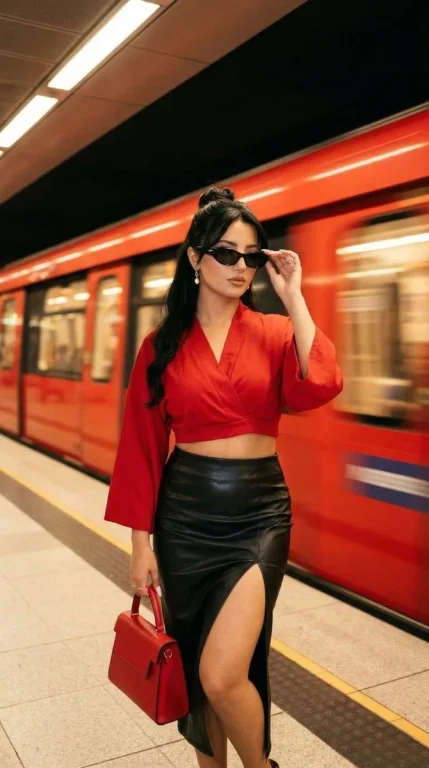 Crimson Metro Elegance
