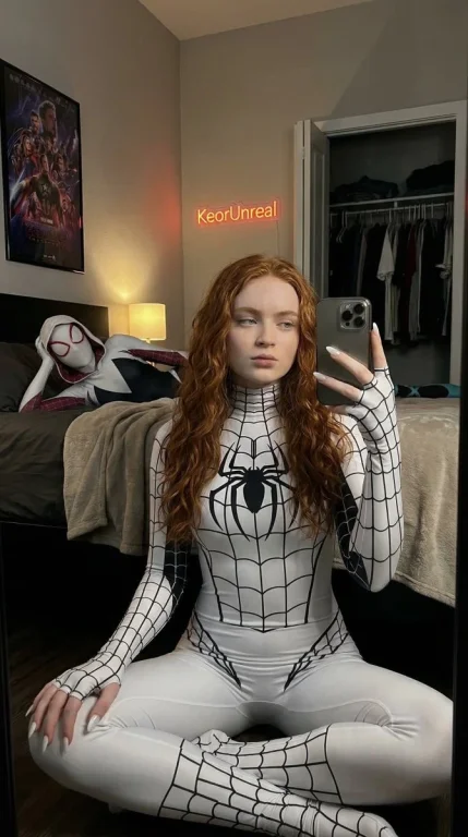 Spider-Girl Vibes with a Touch of Glam