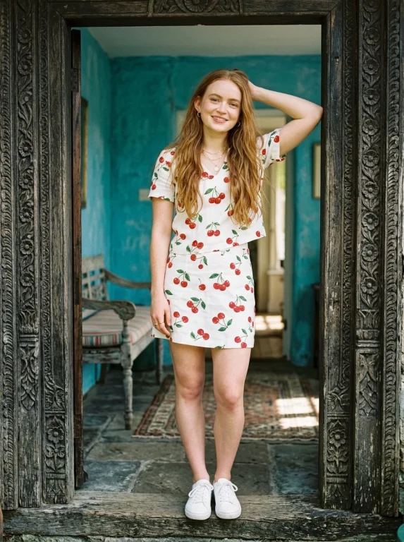 A Touch of Rustic Elegance with Sadie Sink