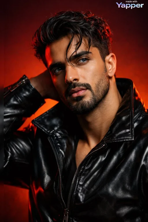 Striking Portrait of Determination and Style