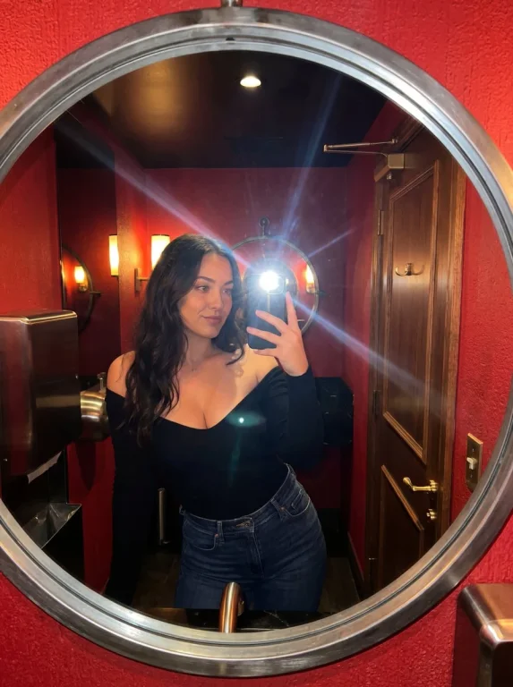 Flash-Caught Mirror Moment