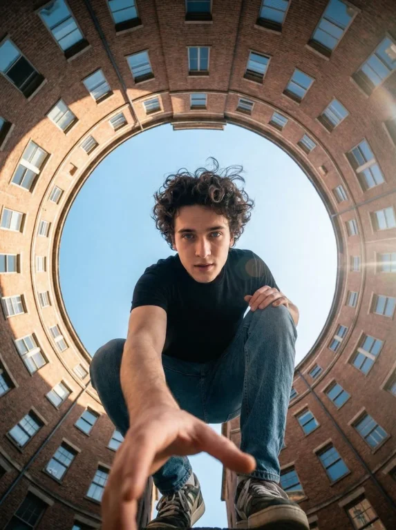 Fisheye Gaze: Urban Reach Above