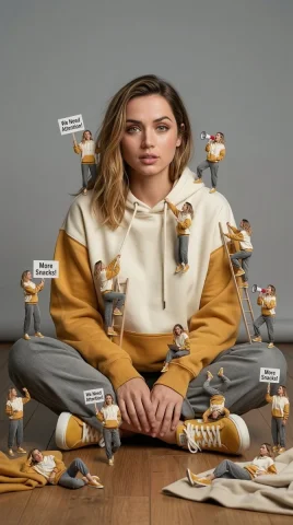 Miniature Chaos: A Playful Portrait in Motion — Nano Banana 2 AI Prompt: { "image_prompt": { "concept": "Ultra-realistic surreal comedy portr...