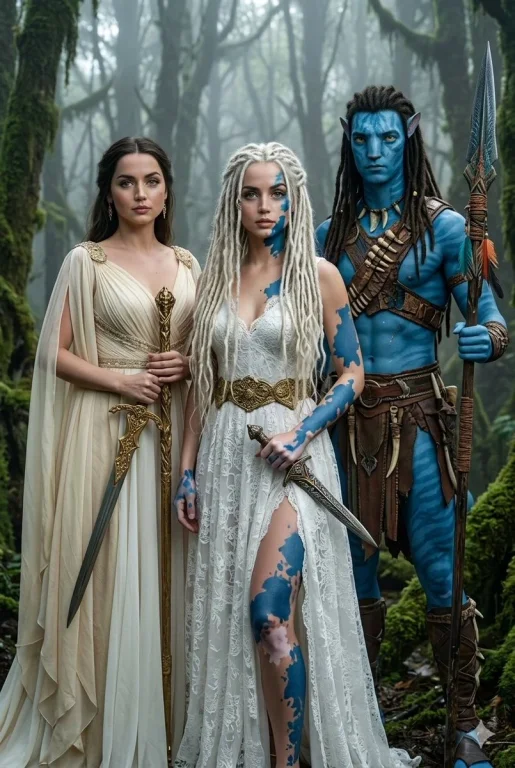 Warrior Daughter in a Misty Forest: A Hero's Legacy