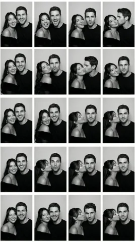 Romantic Photobooth Moments in Black and White — Nano Banana 2 AI Prompt: { "generation_request": { "meta_data": { "task_type": "b...