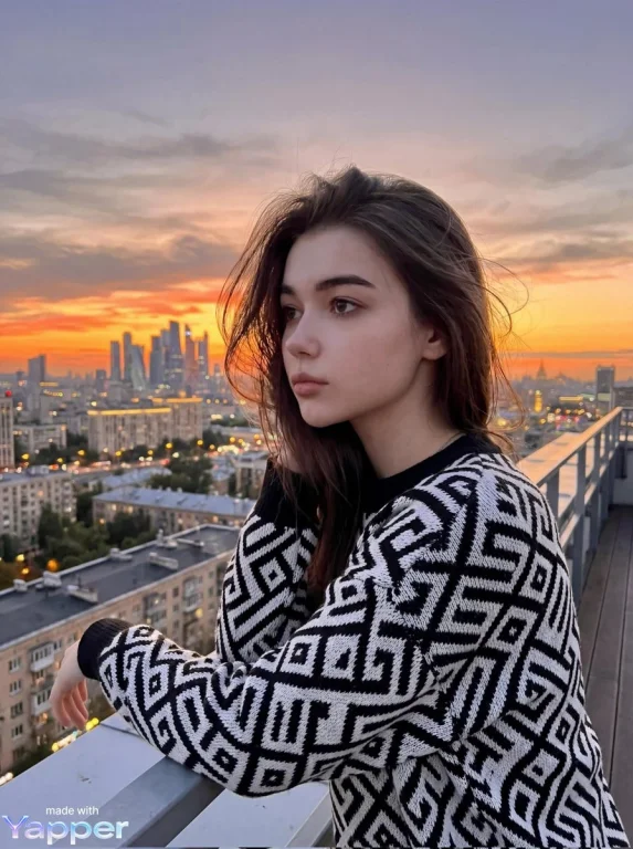 Serene Rooftop Sunset Vibes