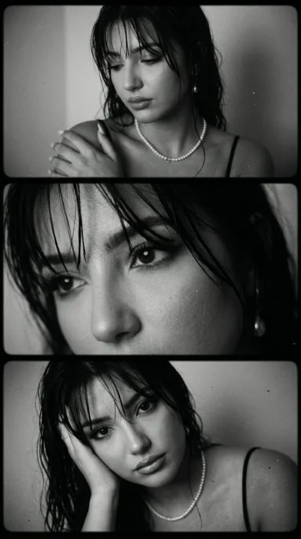 Noir Elegance in Black and White