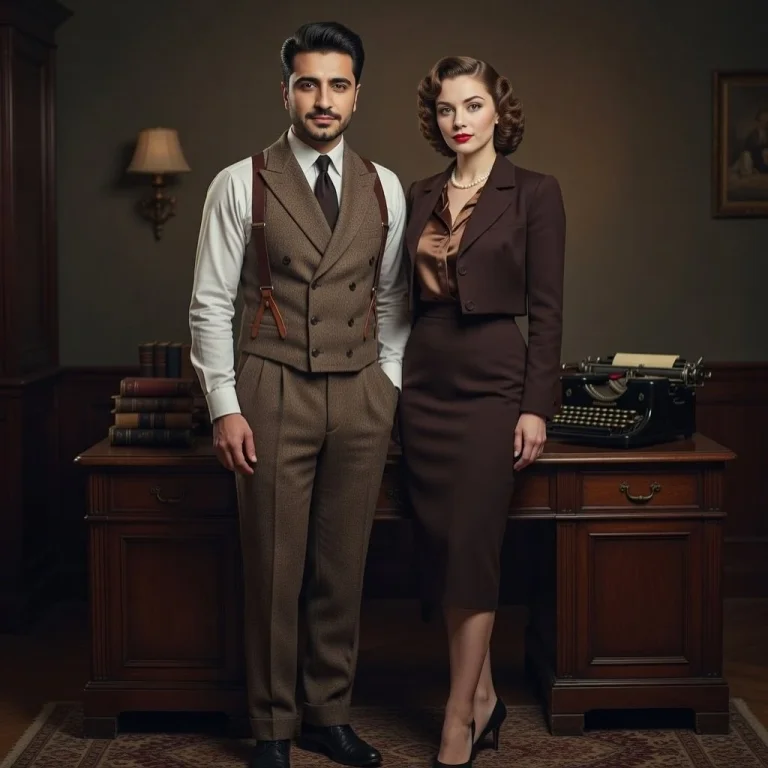 Timeless Elegance in a Vintage Study